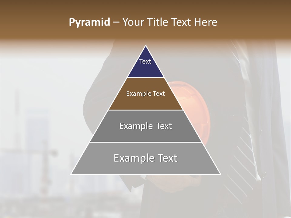 Oil White Development PowerPoint Template