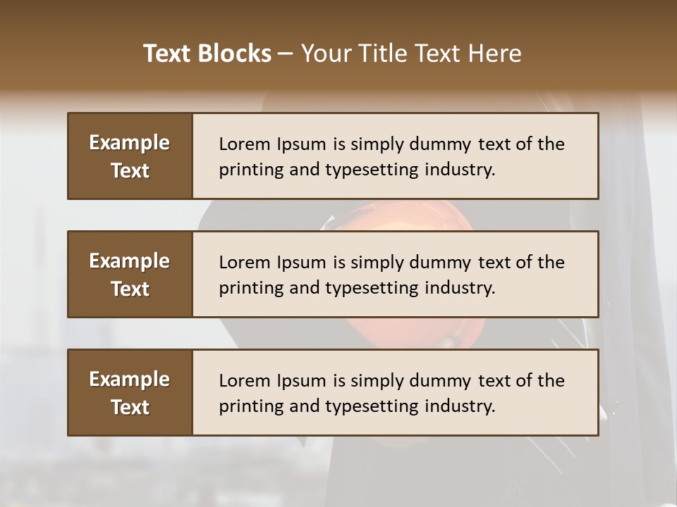 Oil White Development PowerPoint Template