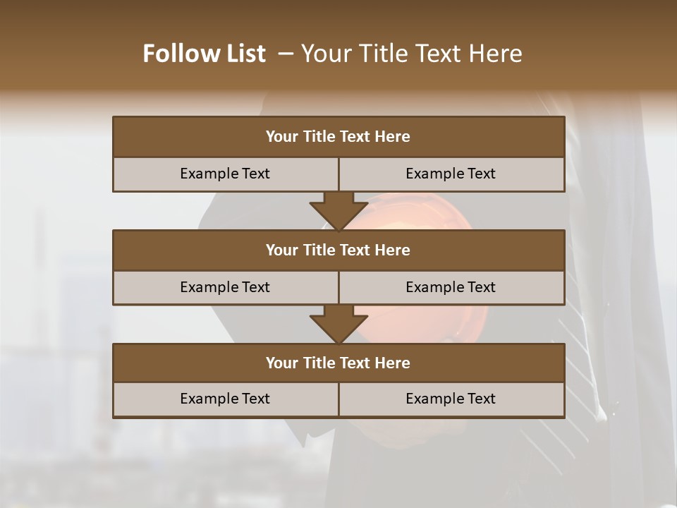 Oil White Development PowerPoint Template