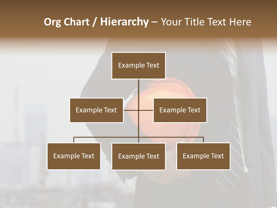 Oil White Development PowerPoint Template