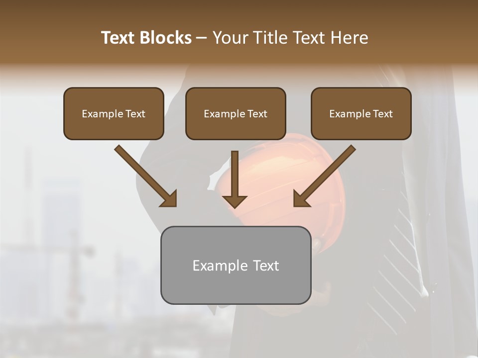 Oil White Development PowerPoint Template