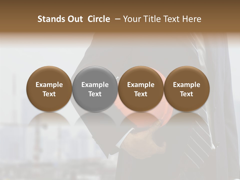 Oil White Development PowerPoint Template