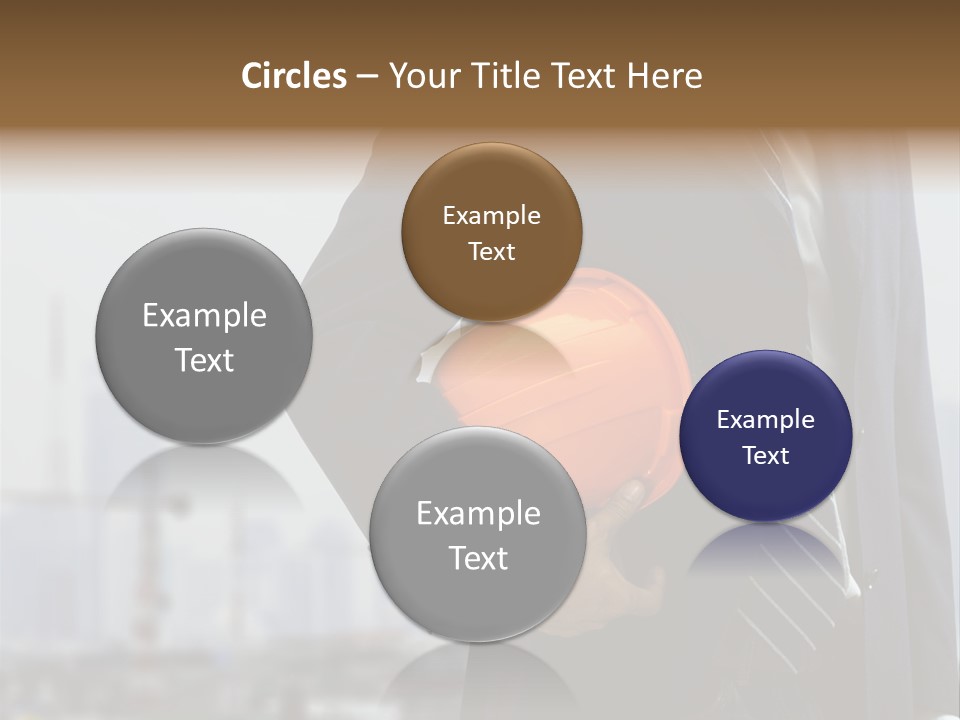 Oil White Development PowerPoint Template