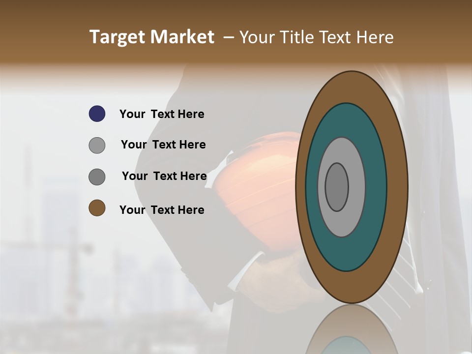 Oil White Development PowerPoint Template