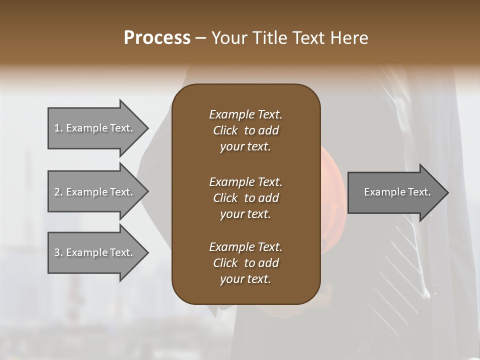 Oil White Development PowerPoint Template
