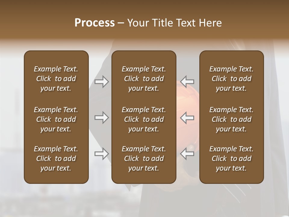 Oil White Development PowerPoint Template