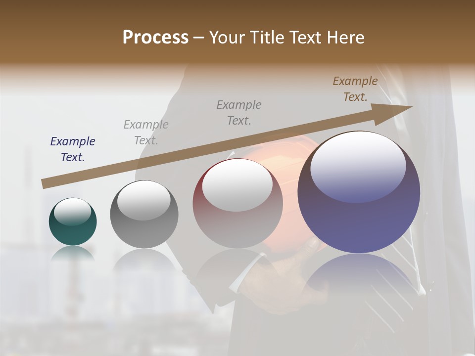 Oil White Development PowerPoint Template
