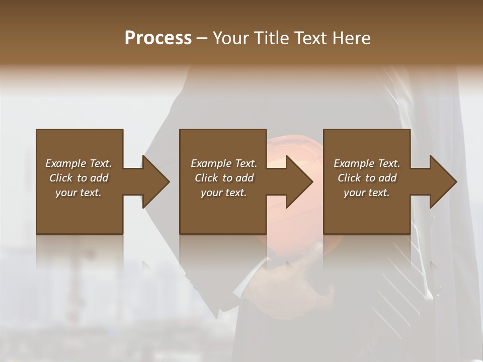Oil White Development PowerPoint Template
