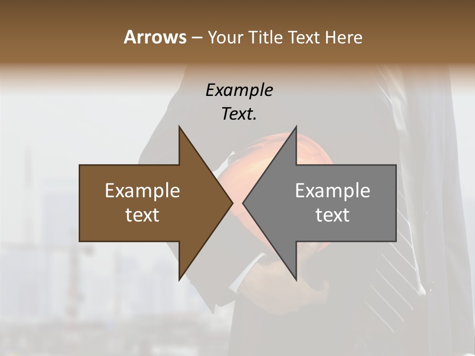 Oil White Development PowerPoint Template
