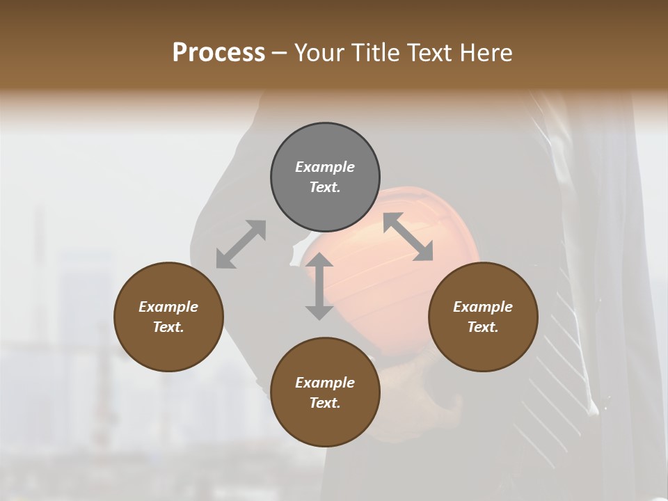 Oil White Development PowerPoint Template