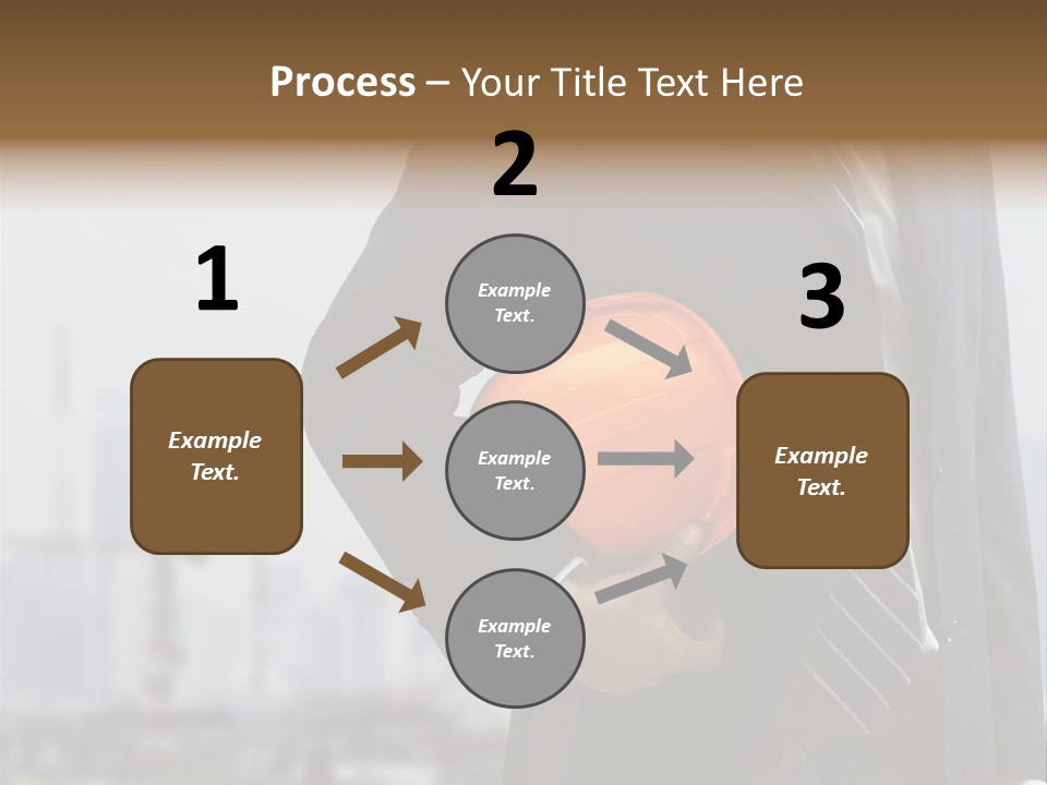 Oil White Development PowerPoint Template