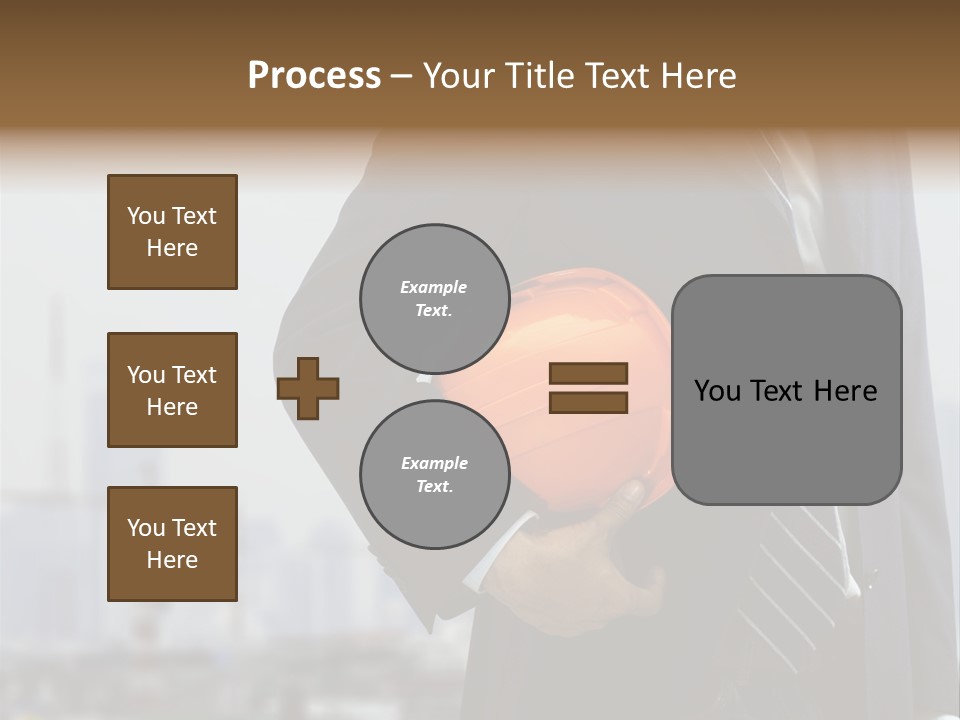 Oil White Development PowerPoint Template