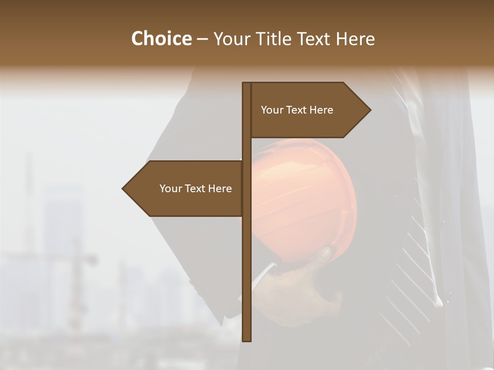 Oil White Development PowerPoint Template