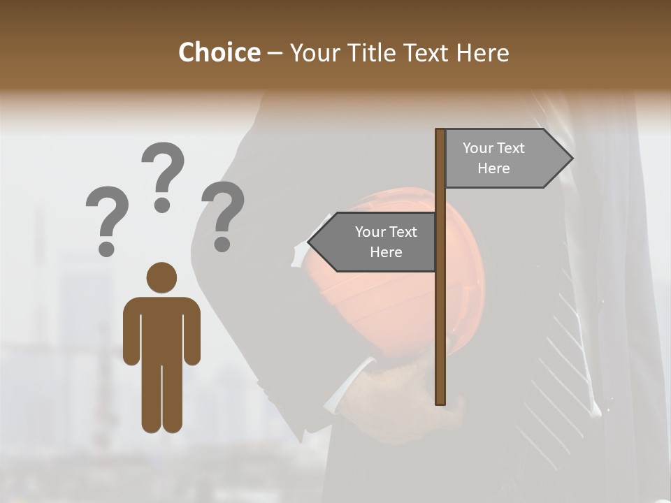 Oil White Development PowerPoint Template