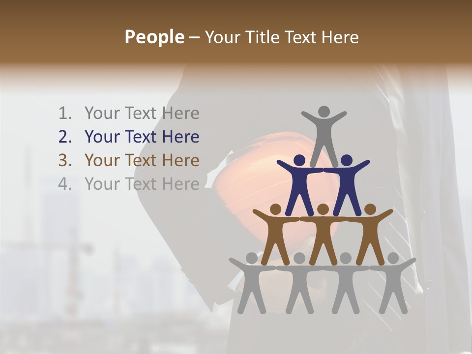 Oil White Development PowerPoint Template