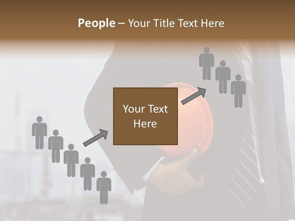 Oil White Development PowerPoint Template