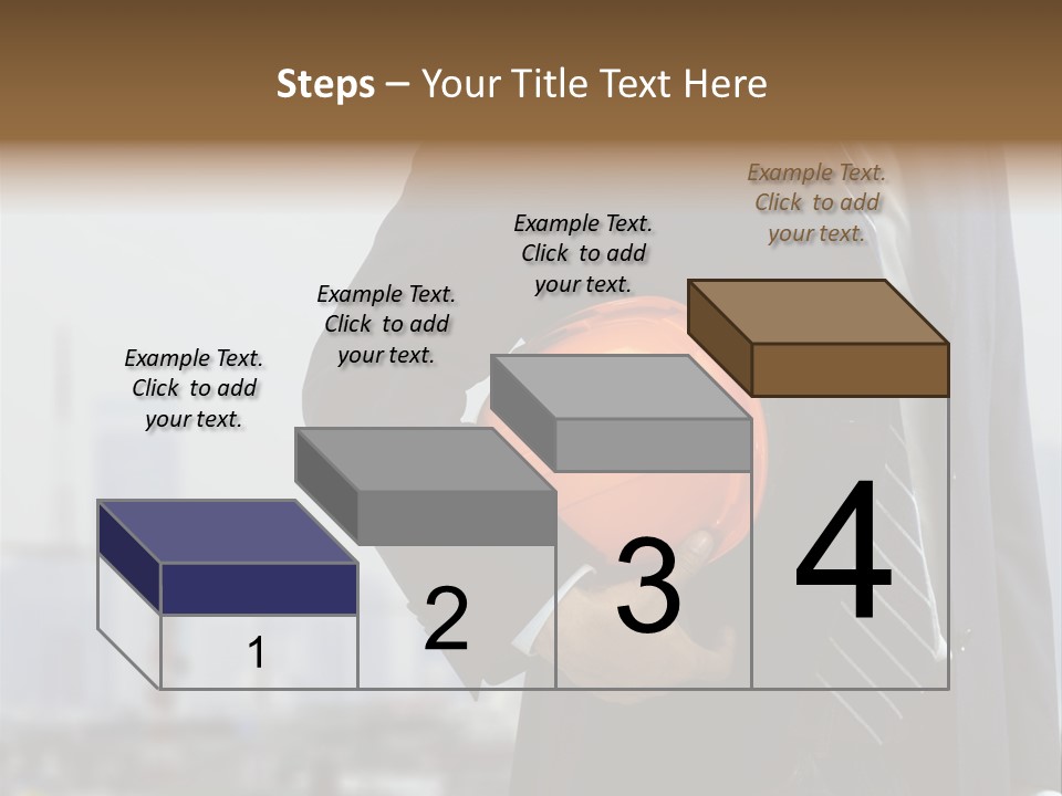 Oil White Development PowerPoint Template