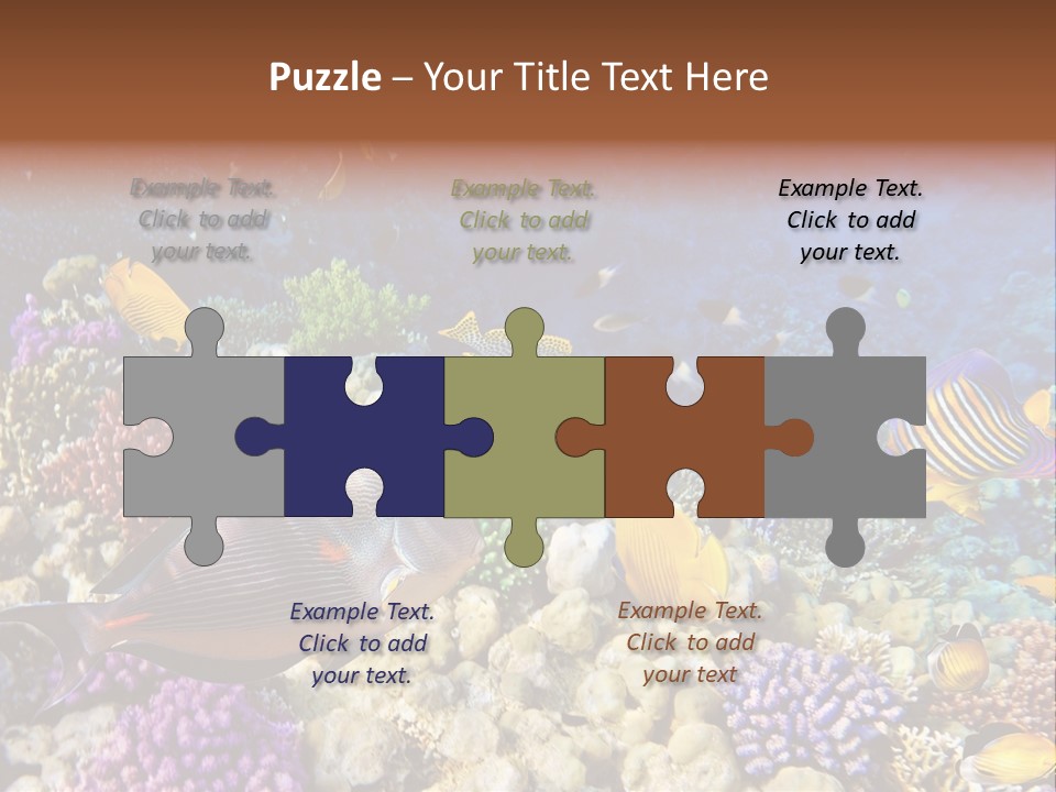 Polynesia Maldives Coral PowerPoint Template