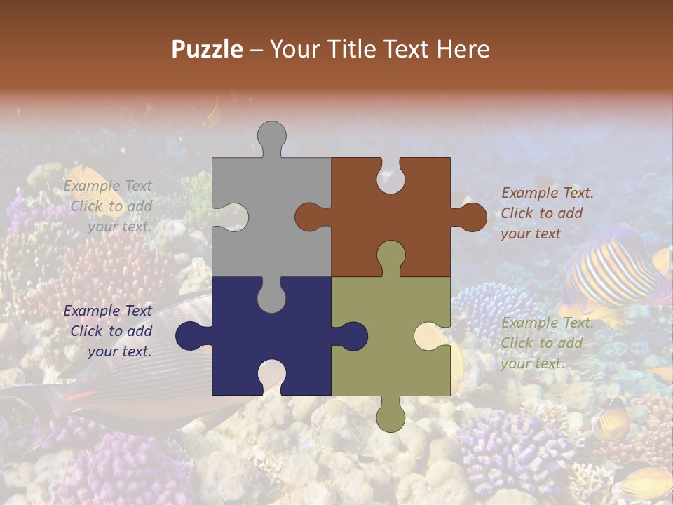 Polynesia Maldives Coral PowerPoint Template