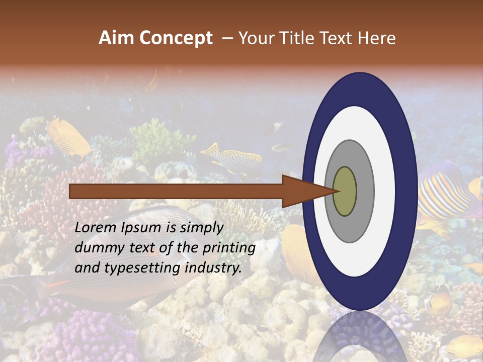 Polynesia Maldives Coral PowerPoint Template