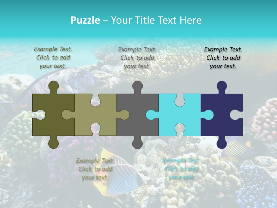 Aquarium Underwater Sea PowerPoint Template