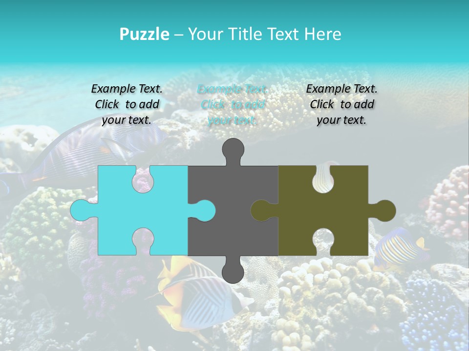 Aquarium Underwater Sea PowerPoint Template