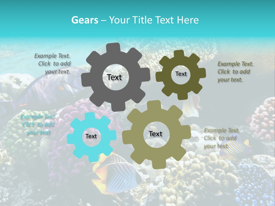 Aquarium Underwater Sea PowerPoint Template