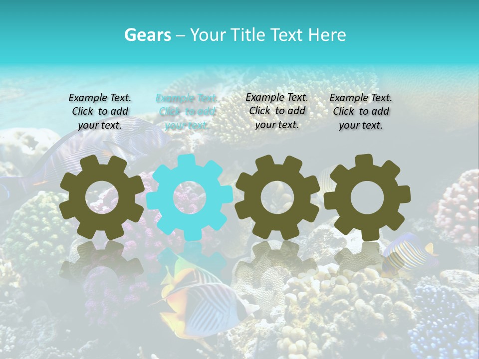 Aquarium Underwater Sea PowerPoint Template