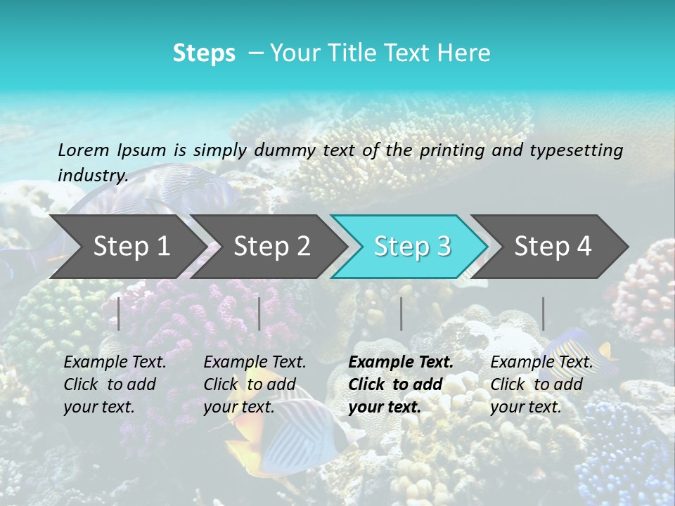 Aquarium Underwater Sea PowerPoint Template