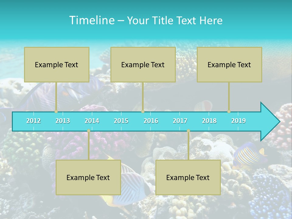 Aquarium Underwater Sea PowerPoint Template