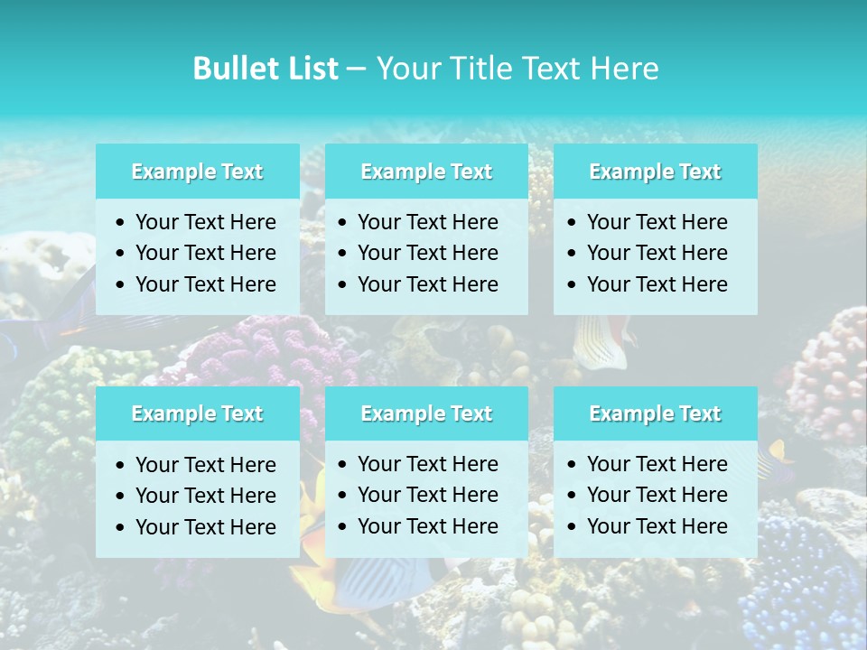 Aquarium Underwater Sea PowerPoint Template