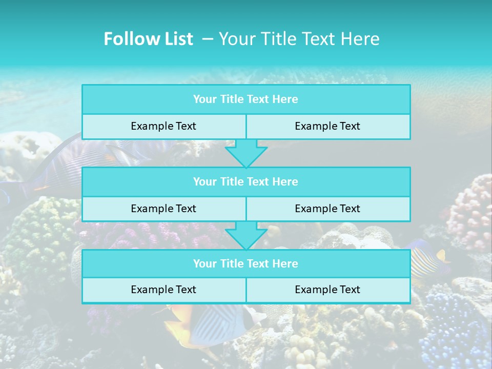 Aquarium Underwater Sea PowerPoint Template