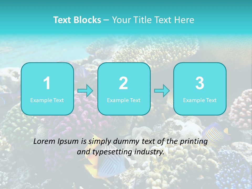 Aquarium Underwater Sea PowerPoint Template