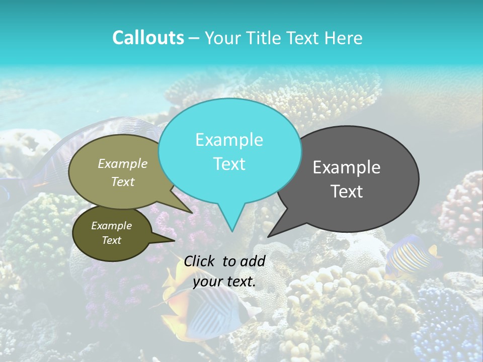 Aquarium Underwater Sea PowerPoint Template