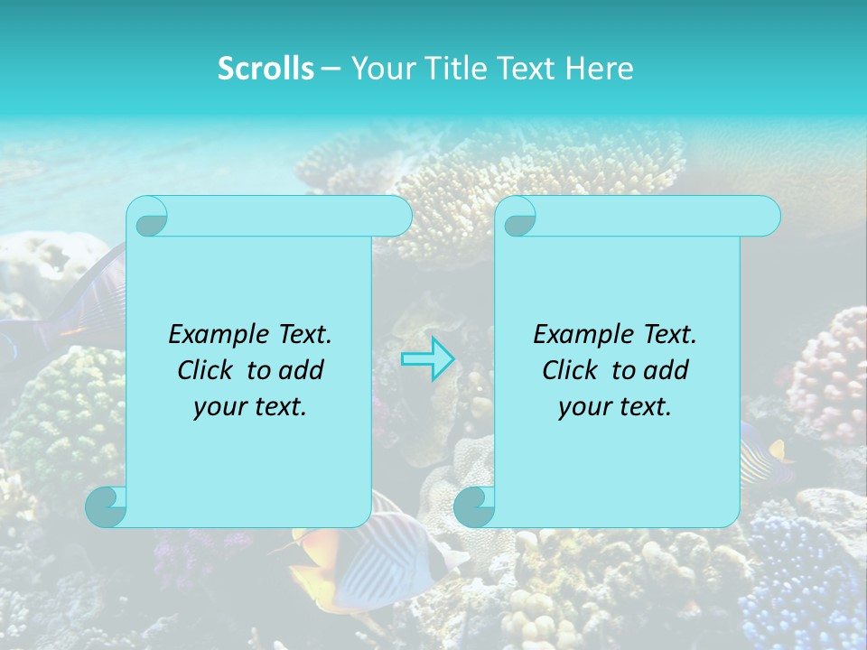 Aquarium Underwater Sea PowerPoint Template