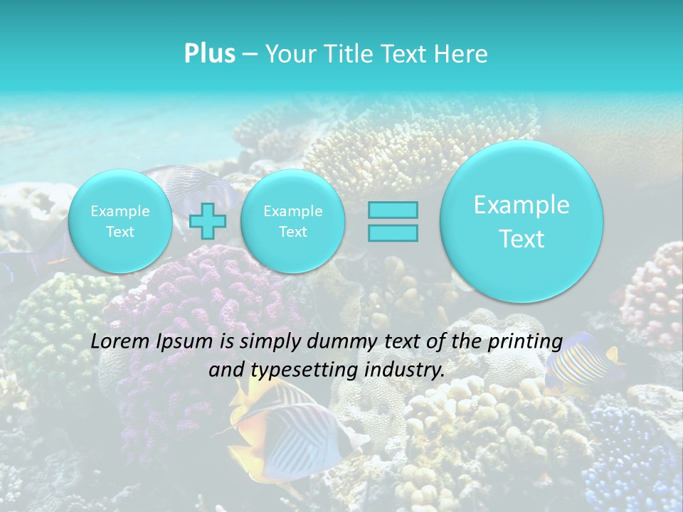 Aquarium Underwater Sea PowerPoint Template
