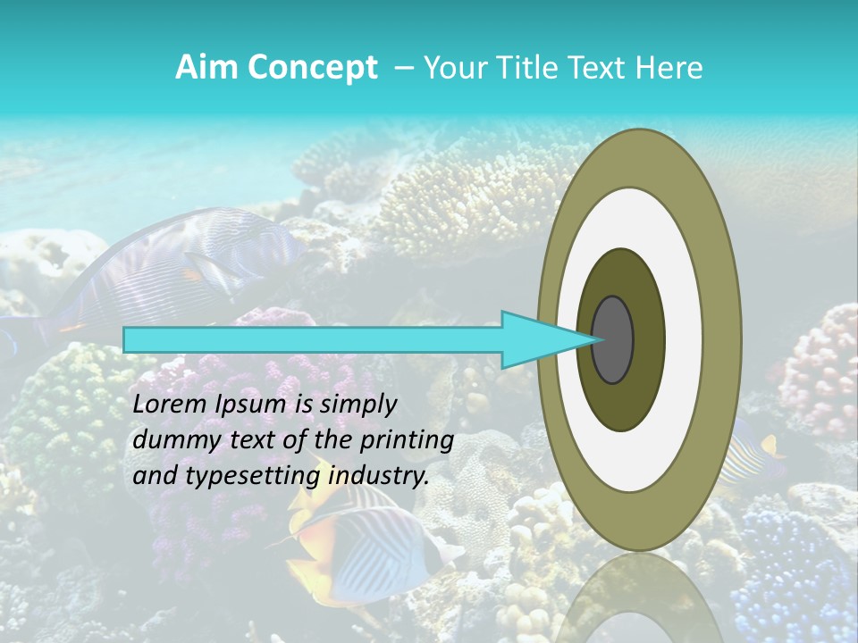 Aquarium Underwater Sea PowerPoint Template