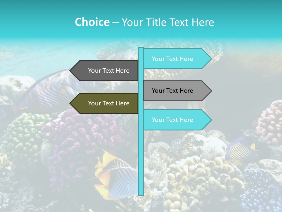 Aquarium Underwater Sea PowerPoint Template