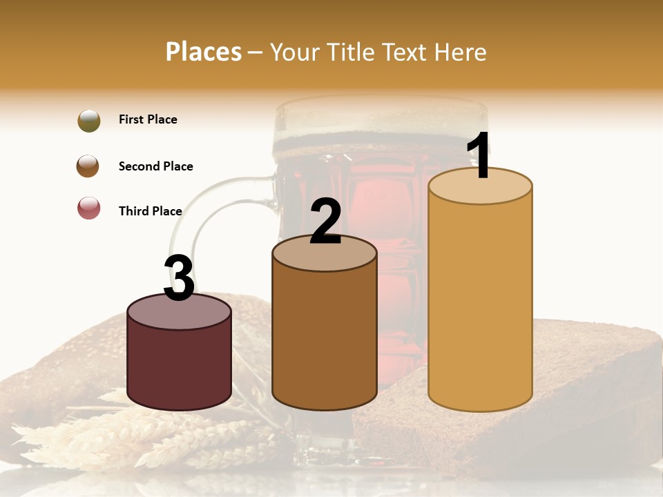 Bubble Brewery Glass PowerPoint Template