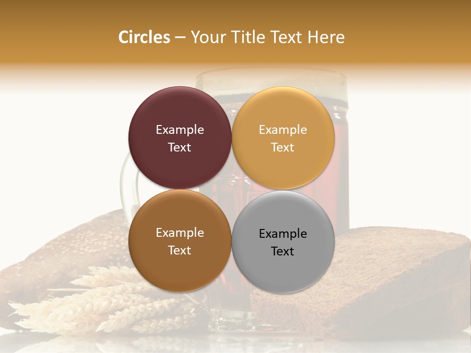 Bubble Brewery Glass PowerPoint Template