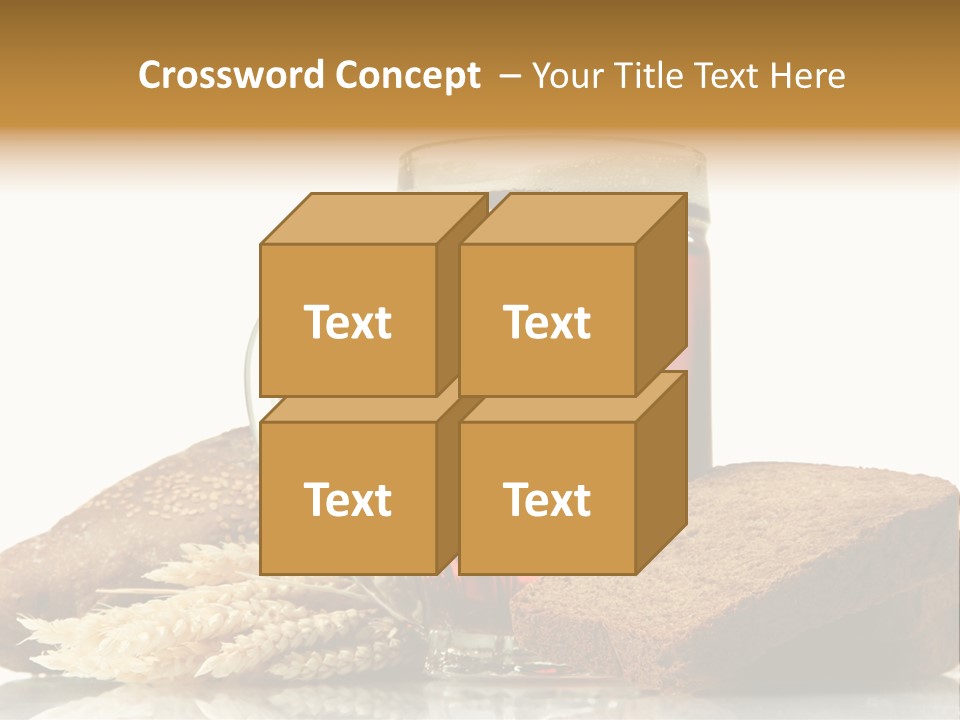 Bubble Brewery Glass PowerPoint Template