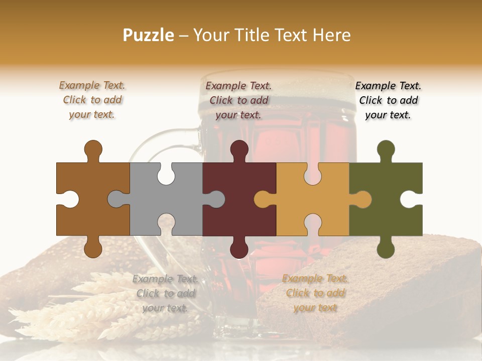 Bubble Brewery Glass PowerPoint Template