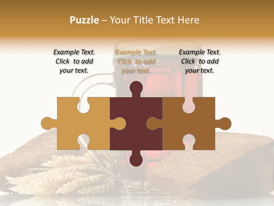 Bubble Brewery Glass PowerPoint Template