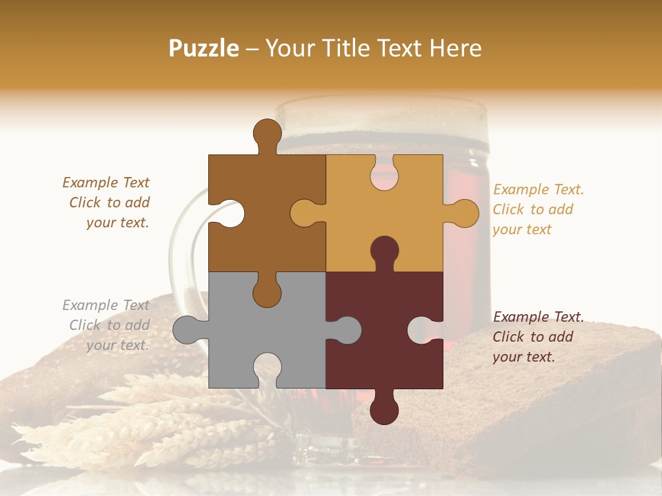 Bubble Brewery Glass PowerPoint Template