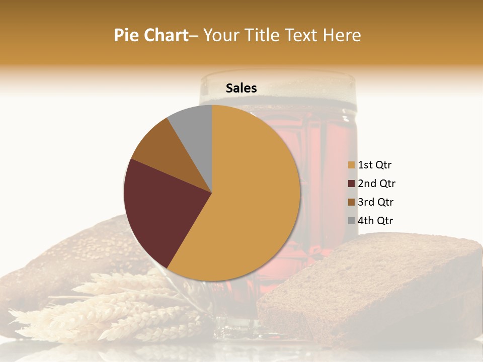 Bubble Brewery Glass PowerPoint Template
