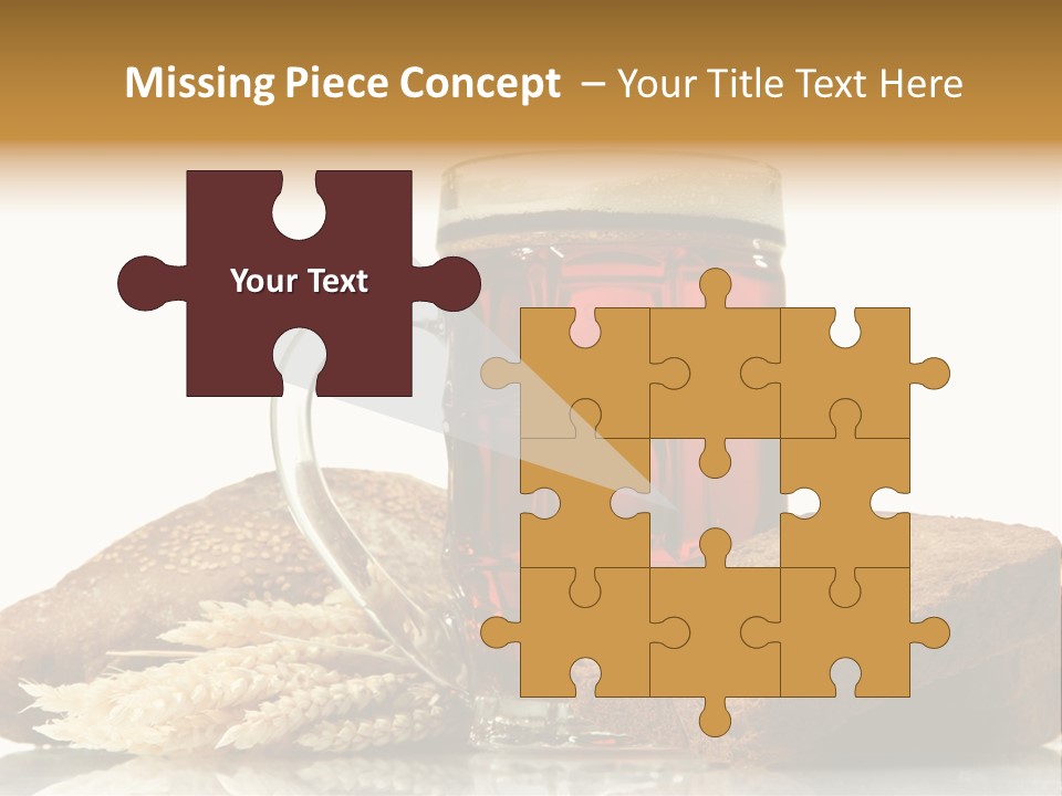 Bubble Brewery Glass PowerPoint Template