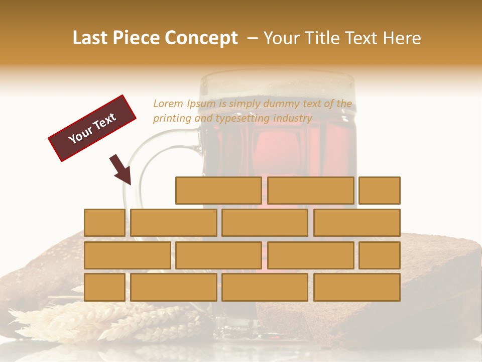 Bubble Brewery Glass PowerPoint Template