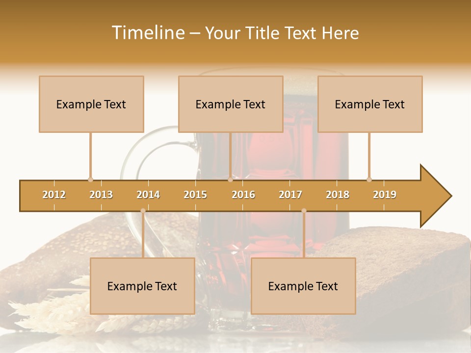 Bubble Brewery Glass PowerPoint Template