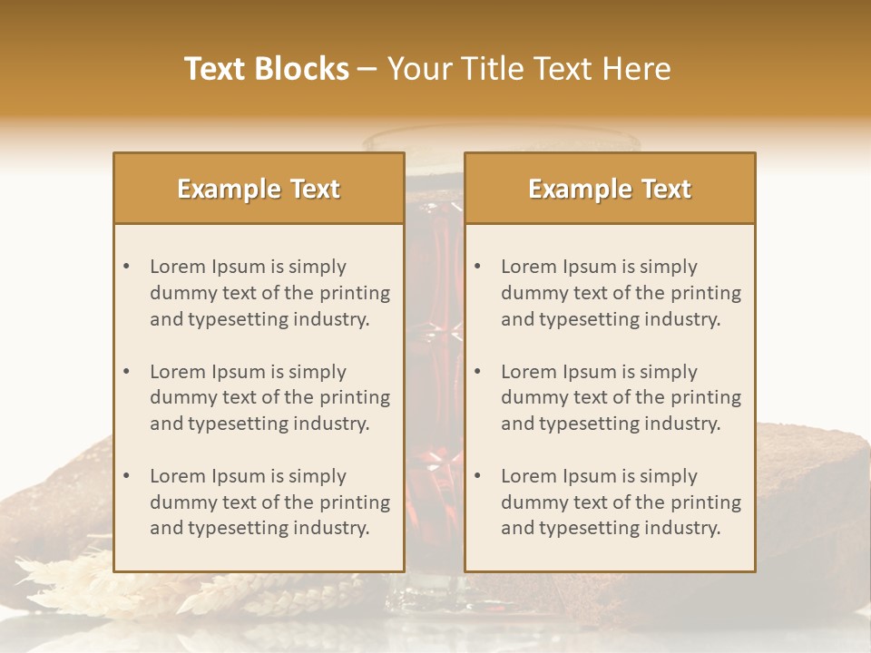Bubble Brewery Glass PowerPoint Template