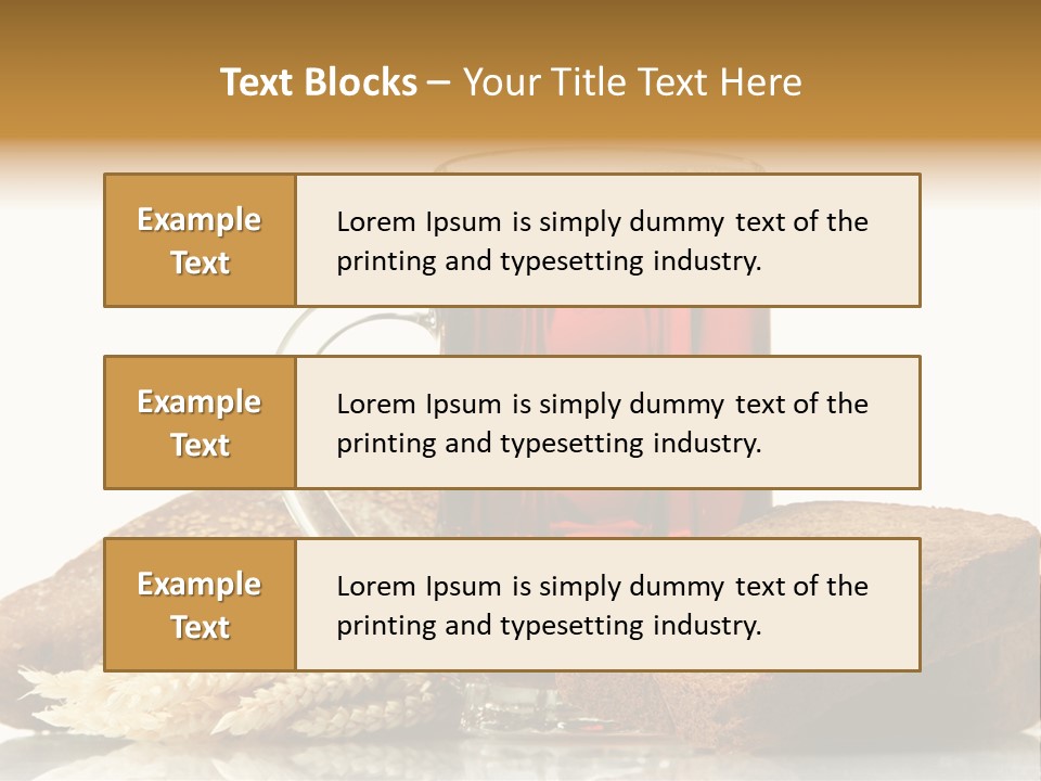 Bubble Brewery Glass PowerPoint Template